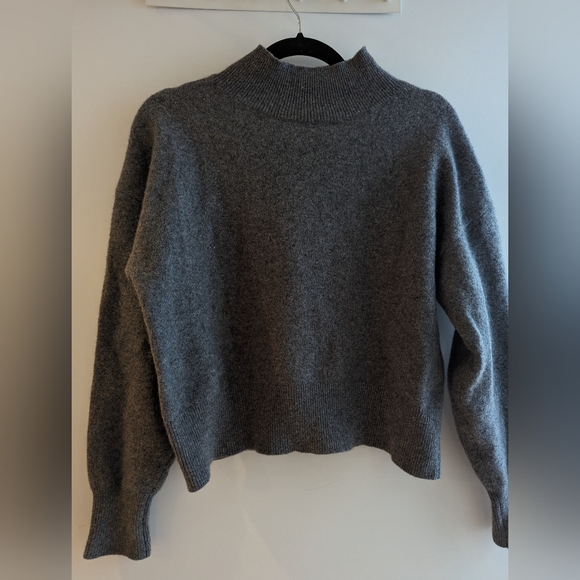 Aritzia grey merino turtleneck - Picture 1 of 4